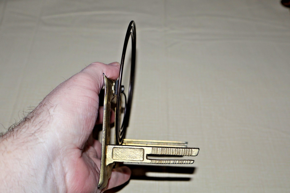 German Wall Clock Movement Mounting Bracket with Gong