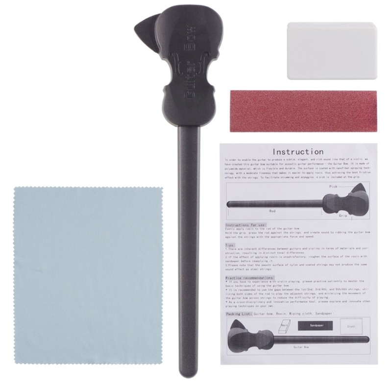 Playing Bow Thin Guitar Bowing Device Guitar Bow Performances Accessories