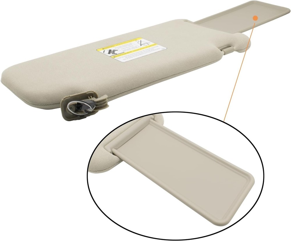 Mazda CX-9 2010-2015 Beige Driver Sun Visor Replacement, Easy Installation