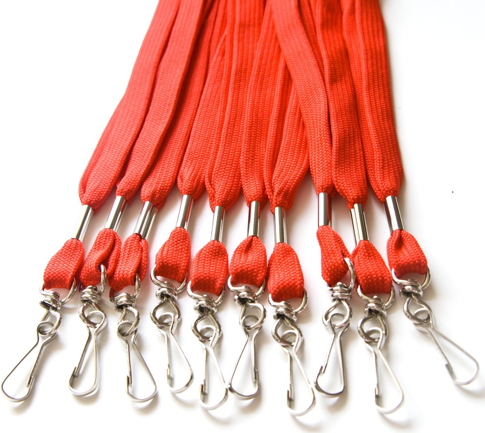 **500** LANYARDS Flat NECK Strap/Holders/ID Colors