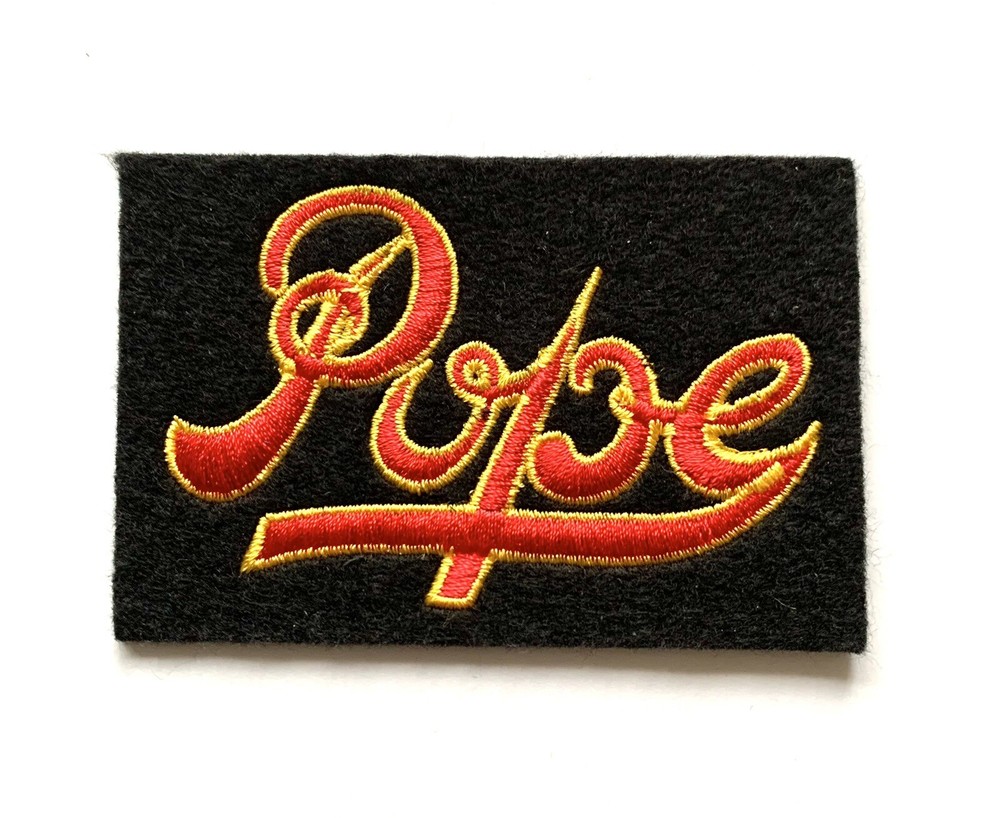 CLassic POPE motorcycles see on embroidered patch