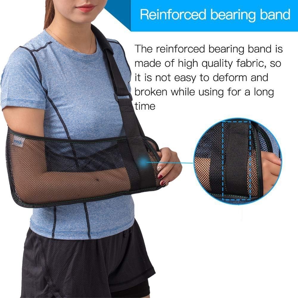 Mesh Arm Shoulder Sling - Medical Shoulder Immobilizer Shower - Adjustable Arm