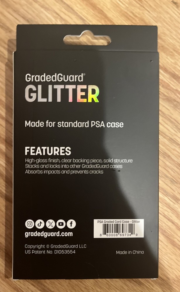GradedGuard Glitter PSA Graded Card Case Guard Protector Limited - IN HAND