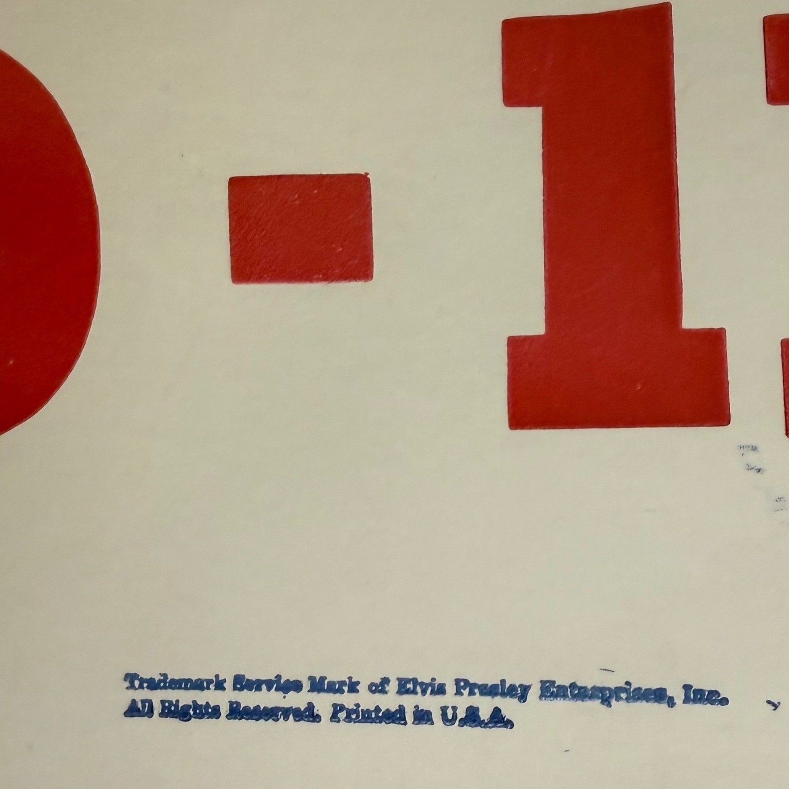 Vintage Elvis Presley Hatch Show Print Poster 1985 Letterpress Florida Theatre