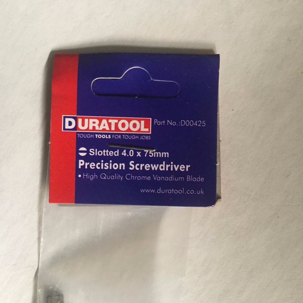 Duratool D00425 SLOTTED SCREWDRIVER
