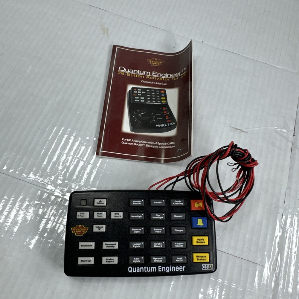 BROADWAY LIMITED QUANTUM ENGINEER 28 BUTTON ACTIVATOR FOR DC ANALOG LAYOUT