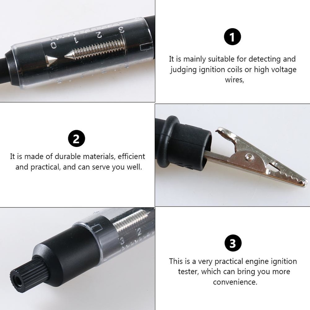 Adjustable Ignition System Tester Useful Engine Ignition Coil Tester for Car