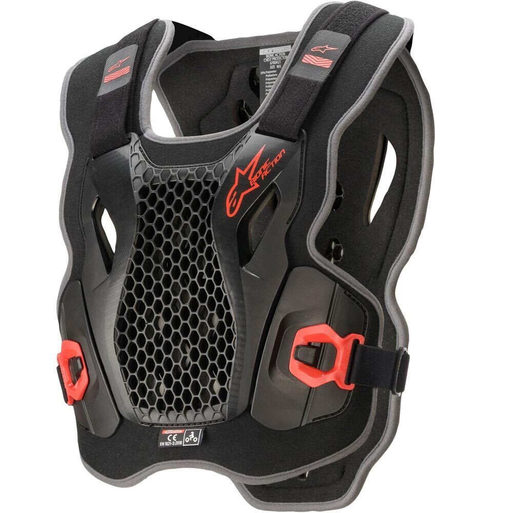 Alpinestars Bionic Action Chest Protector Black Red