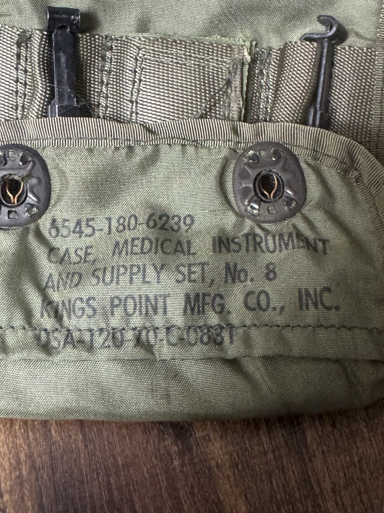 Vietnam Era First Aid Kit Complete 1970 Dated !