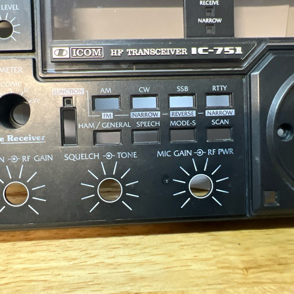 FACE PLATE FOR ICOM IC 751