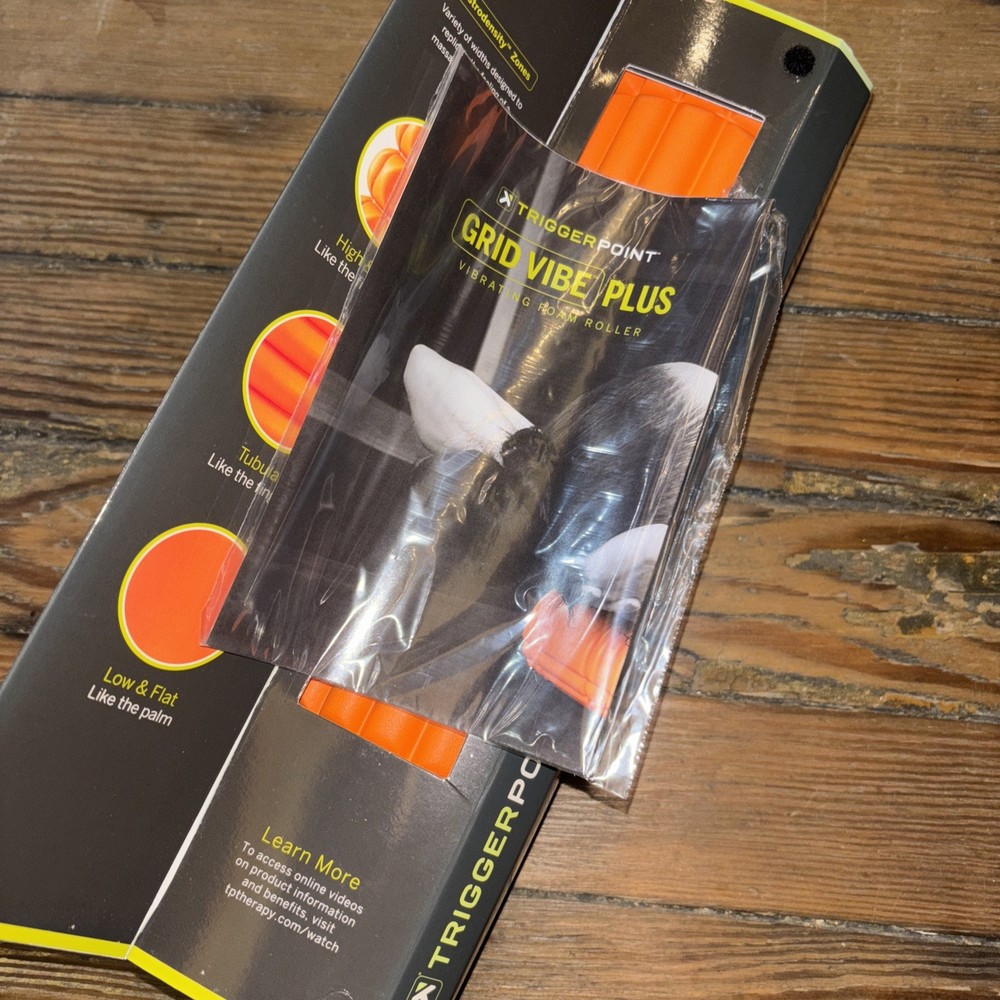Trigger Point Grid Vibe Plus 4 Speed Vibrating Foam Roller - Orange