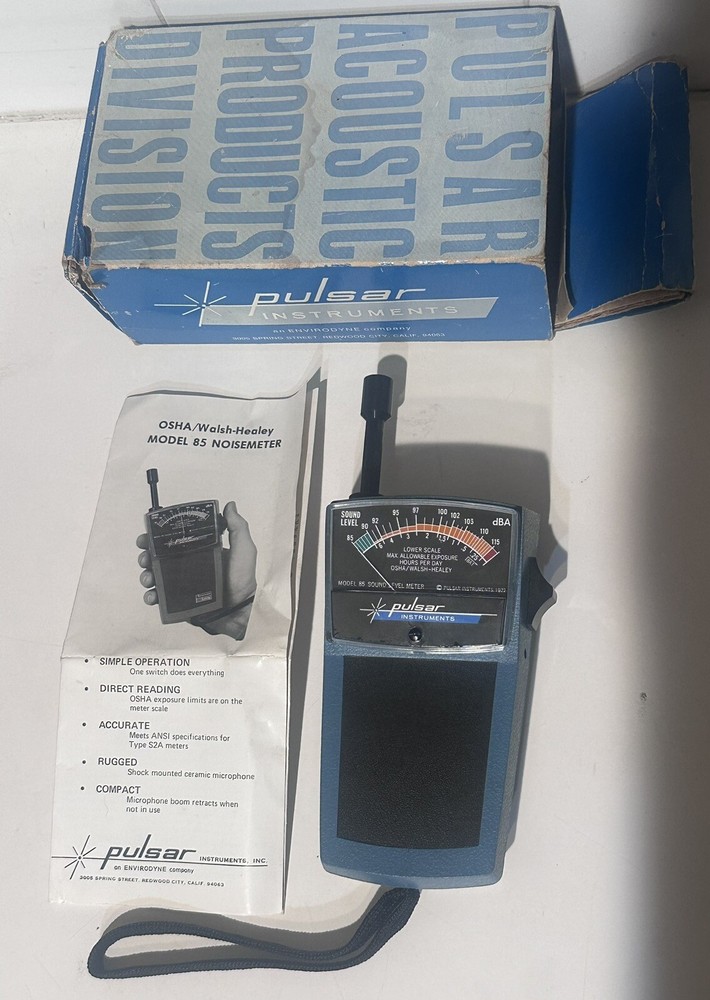 Pulsar Instruments Noisemeter Model 85 Sound Level Meter