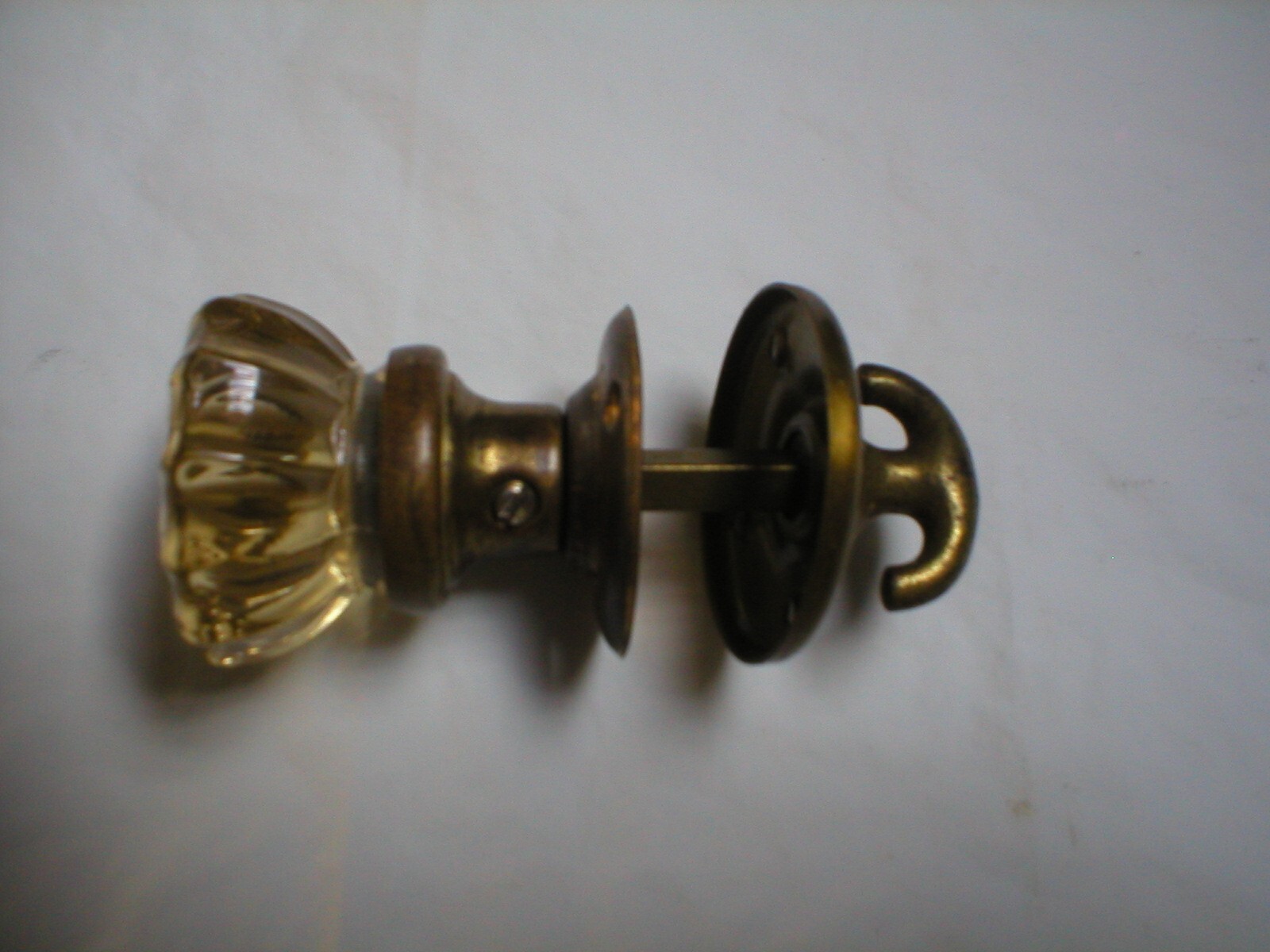Antique Glass Doorknob and Closet Hardware
