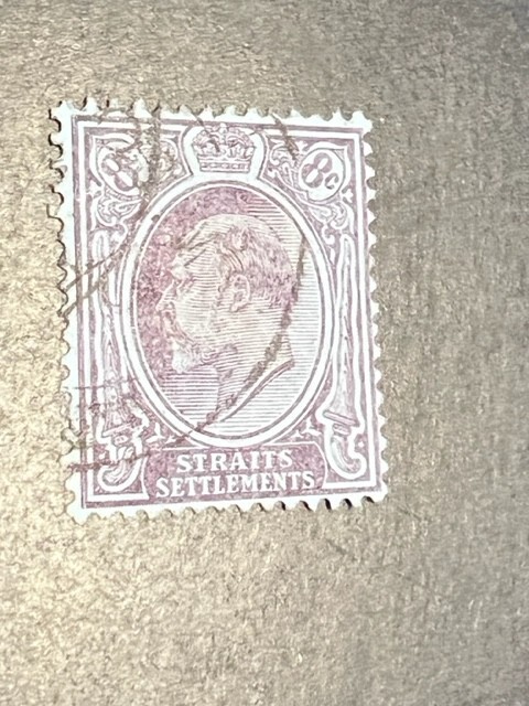 Straits Settlement stamp 114 used