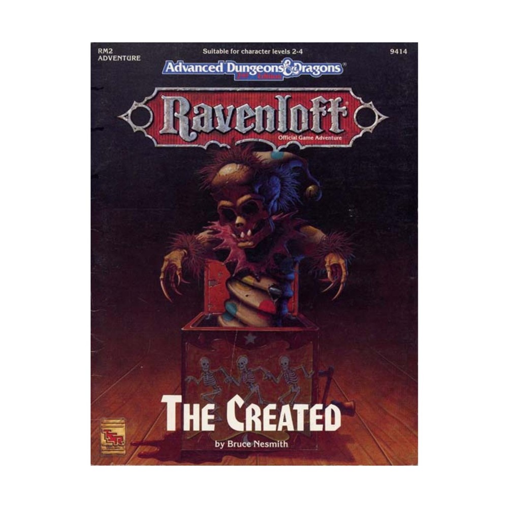 TSR Ravenloft Created VG+