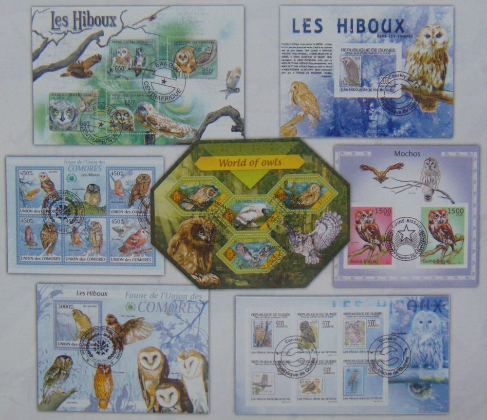 10 diff. topical stamp packets w/ 70 sheets cat. listed (cto) Lot #4