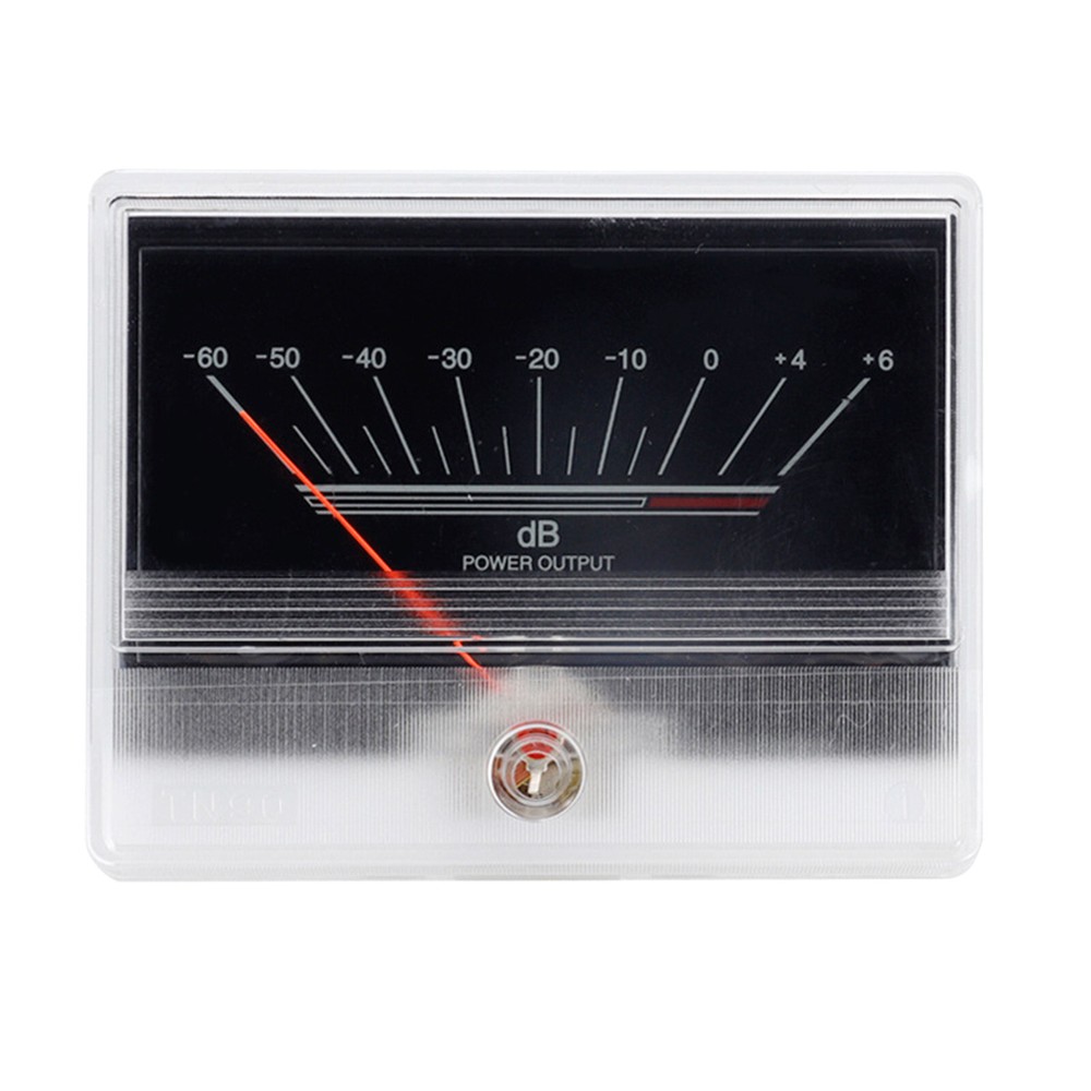 1pc TN90 VU Meter DB Level Header Audio Power Amplifier Chassis W/Backlight