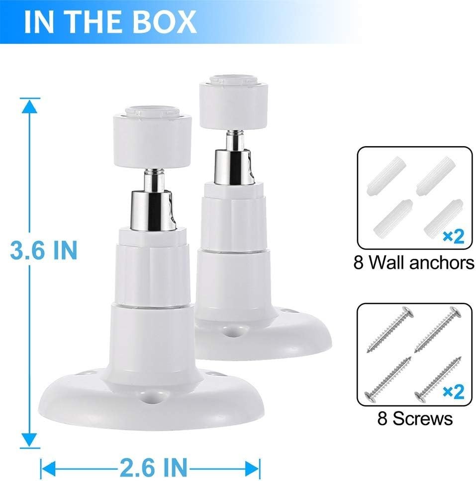 Blink Mini Wall Mount Bracket, 360 Adjustable Camera Mount Stand for Blink Mini