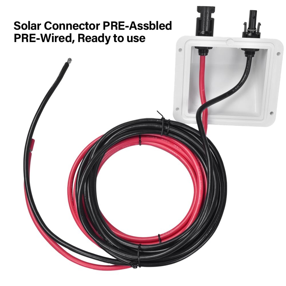 JianHan Solar Entry Gland 10ft Weatherproof with Cable