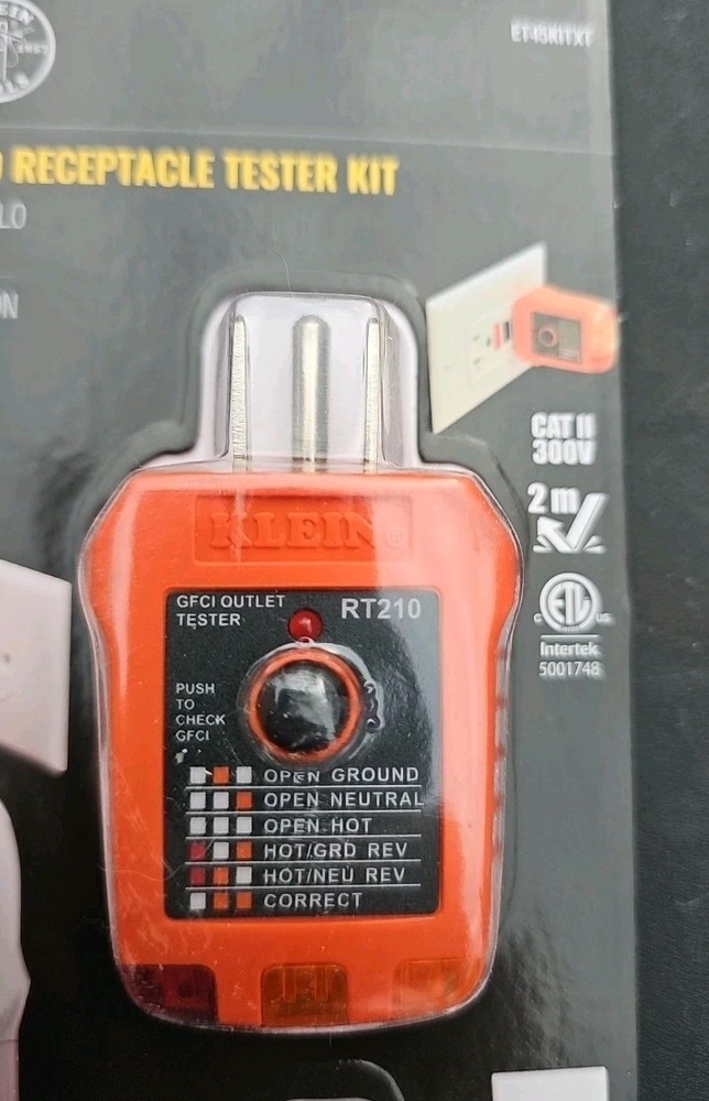 Klein Tools ET45KITXT Voltage Testers & Receptacle Tester Kit