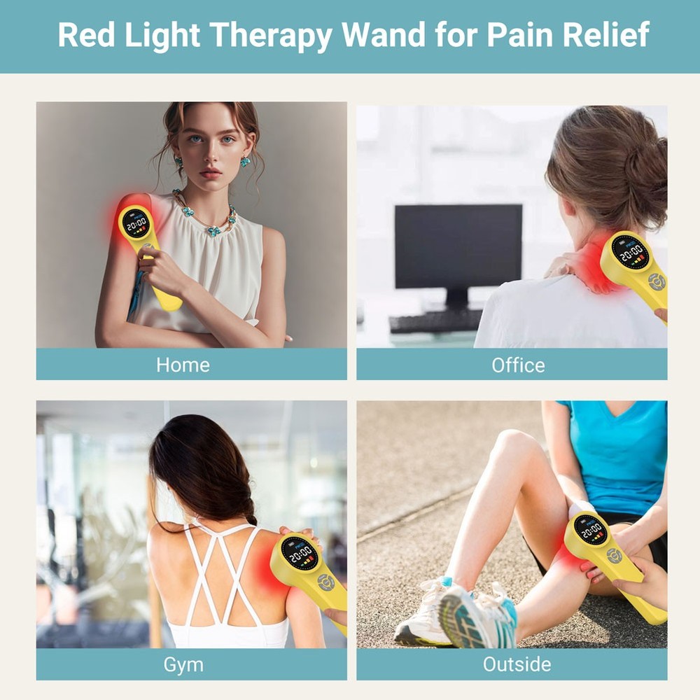 Class 4 Cold Laser Therapy Device Red Infrared Light for Deep Tissue Healing