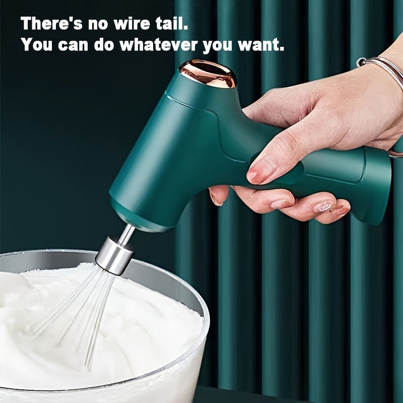 USB Electric Cordless Portable PP Automatic Push Button Immersion Hand Blender W