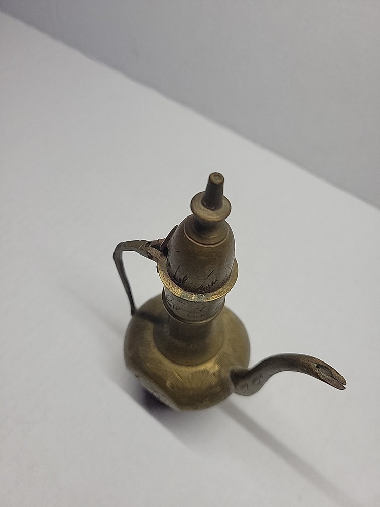 Miniature Solid Brass Pot Pitcher Made in India