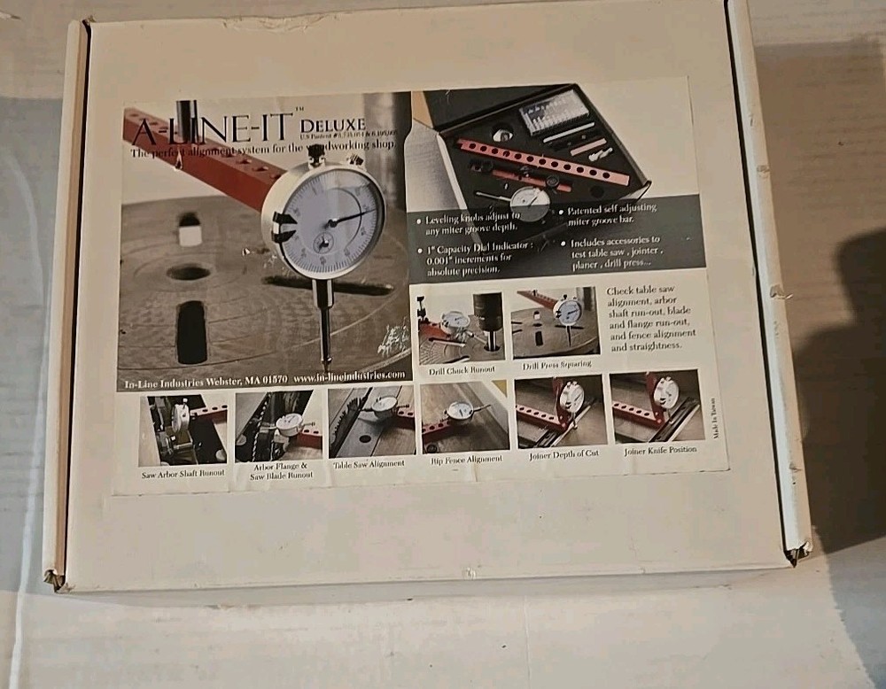 A-Line-It Deluxe Power Tool Alignment Set in Box.