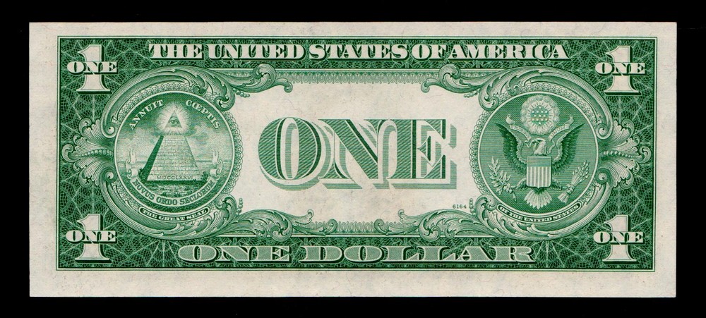 $1 1935-E Silver Certificates Blue Seal Uncirculated