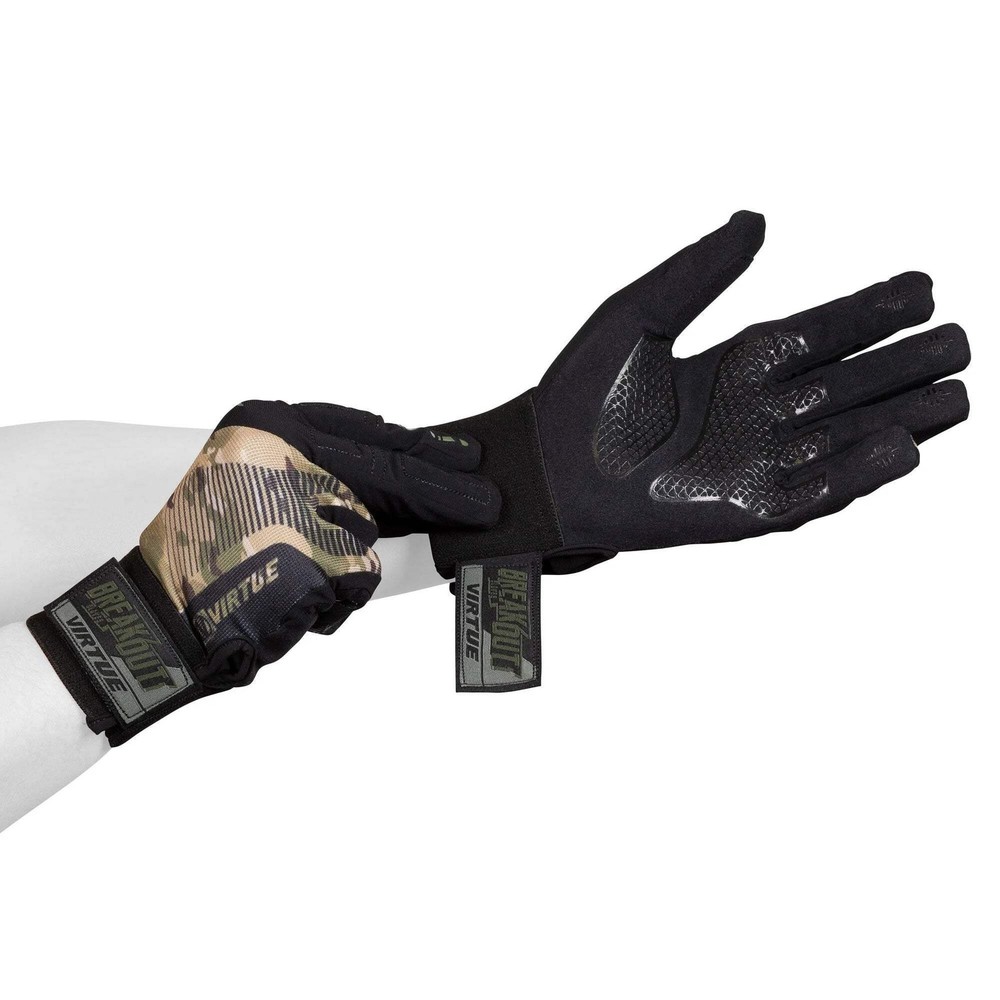 Virtue Breakout Gloves - Ripstop Full Finger - Camo - Medium
