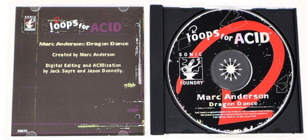 Sonic Foundry Dragon Dance Loops For Acid Sample/Sound Library/Sampling CD