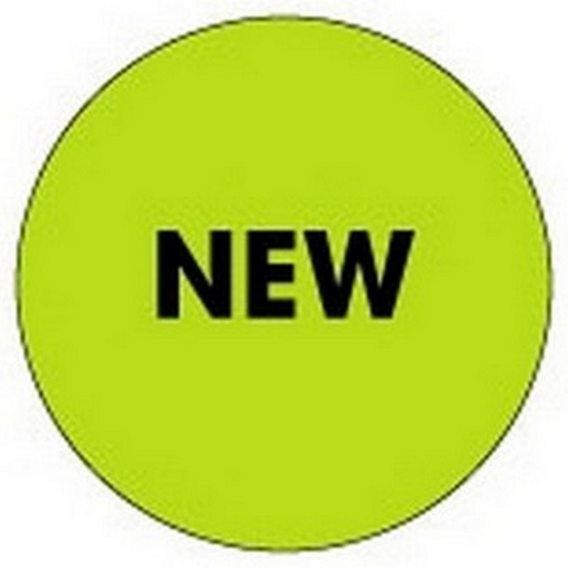 2" Diameter New Circle Labels (500 per Roll)