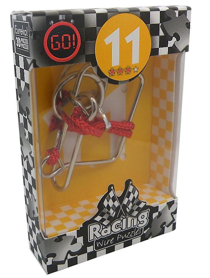 Racing Wire No. 11 - String Brainteaser Metal Puzzle