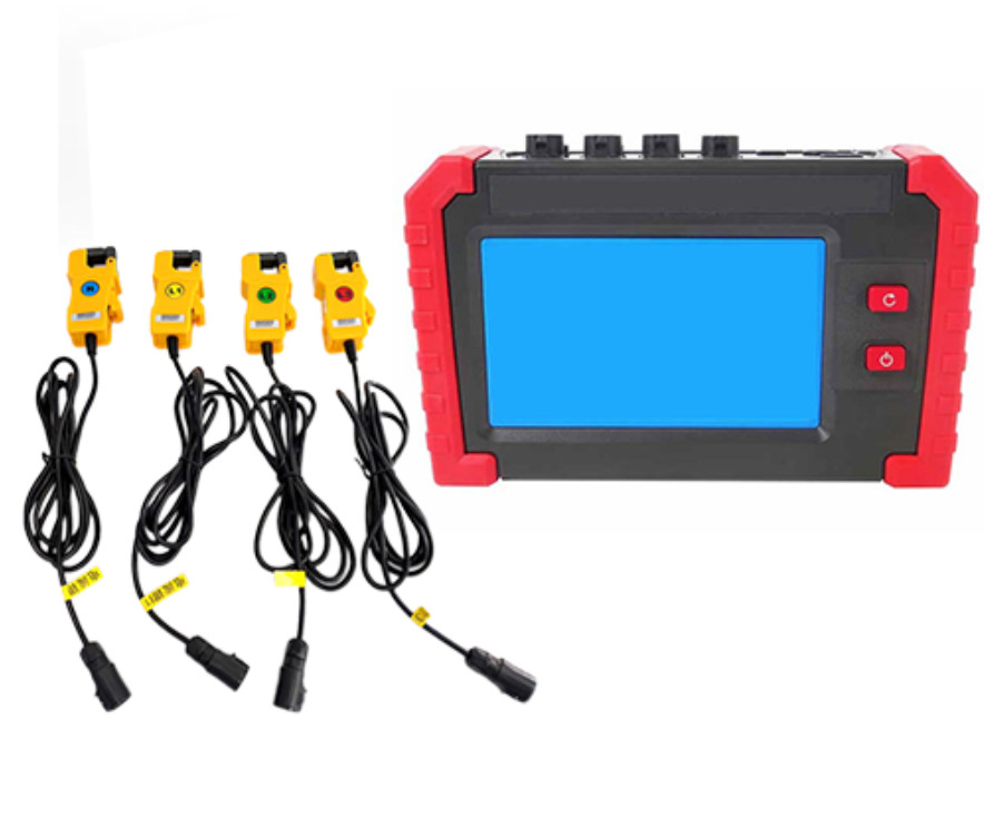 Power Quality Analyzer Touch Screen Save as Screenshot with 10A Current Clamp