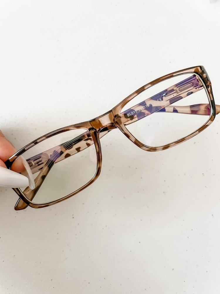 Blue Light Blocking Glasses NEW The Murphy Clear Tortoise