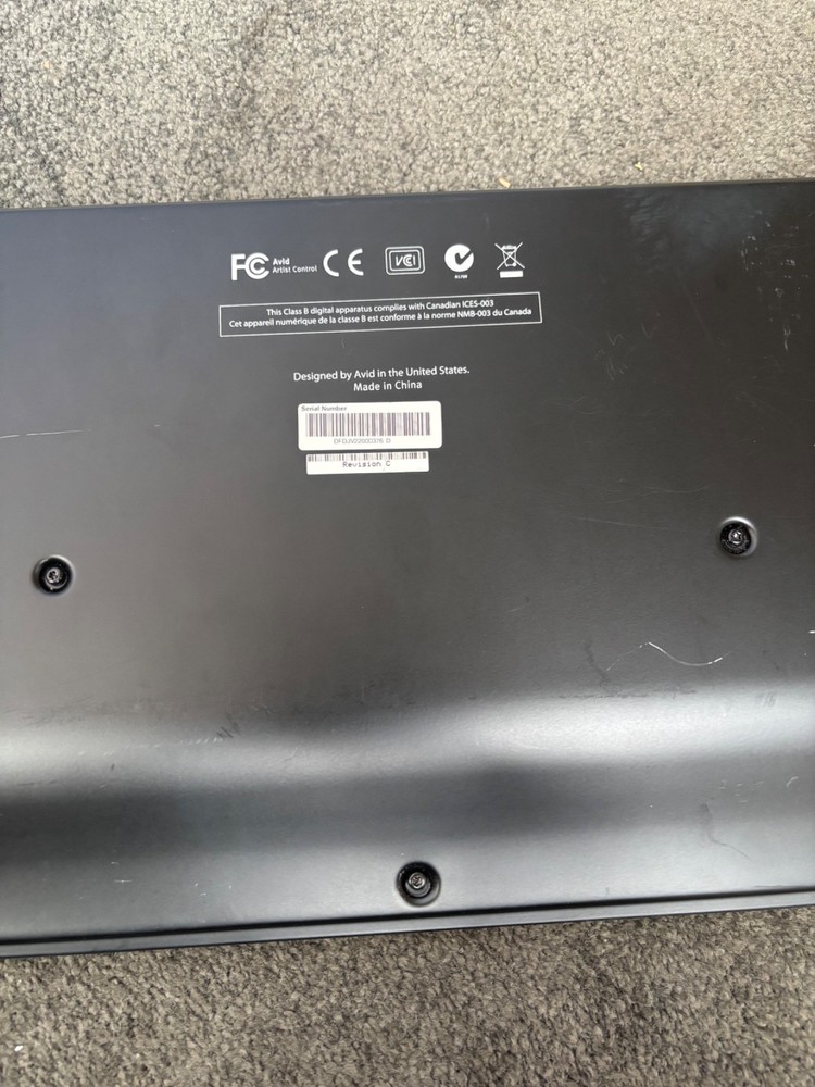 Avid Artist Control EuCon Control Surface Touch Screen with Faders UNTESTED