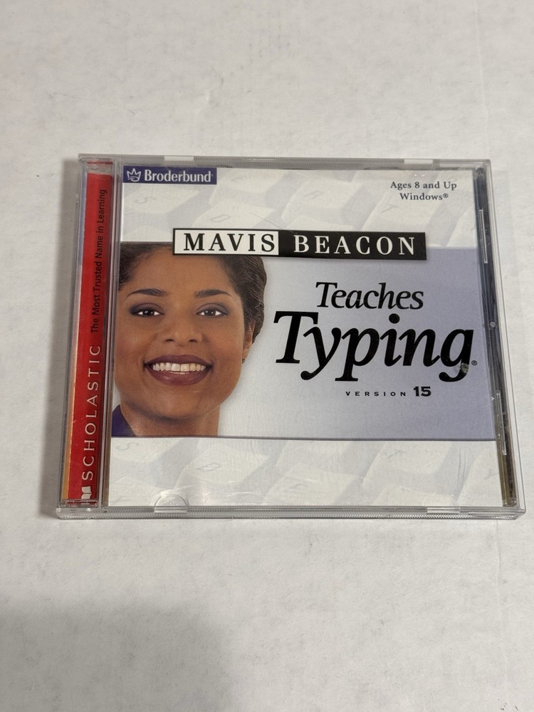 Broderbund MAVIS BEACON TEACHES TYPING Version 15