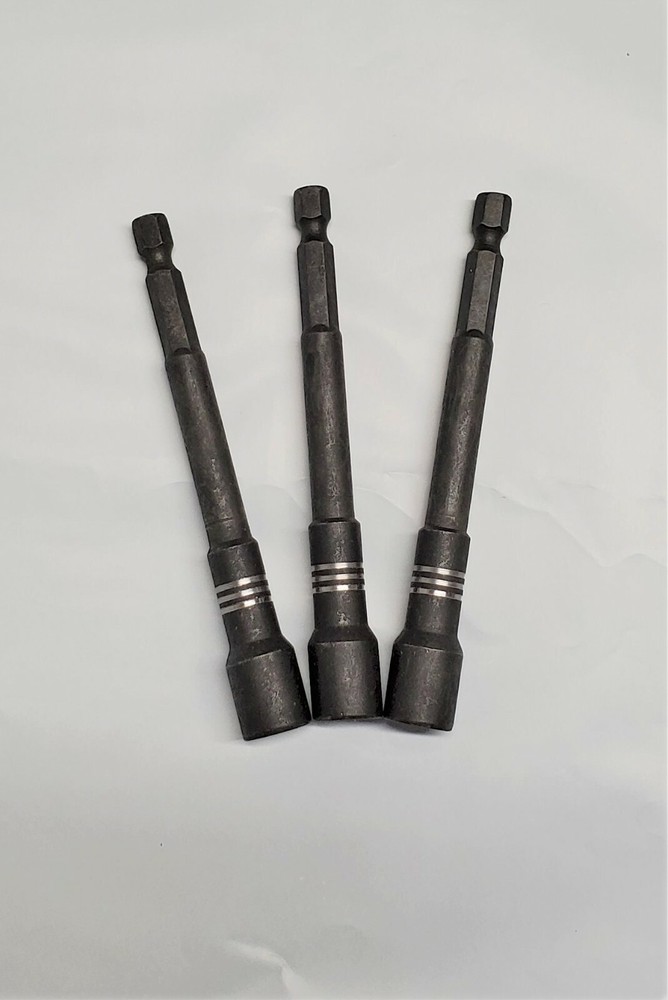 1/4" x 4" Impact Magnetic Nut Setter, 3 Bits