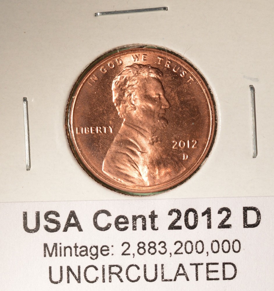 2012D - USA Cent - UNCIRCULATED