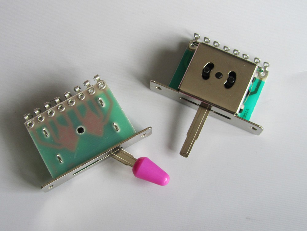 Purple ST Style Knobs,ST Single Coil Pickup Covers and 5 Way Switch Tip