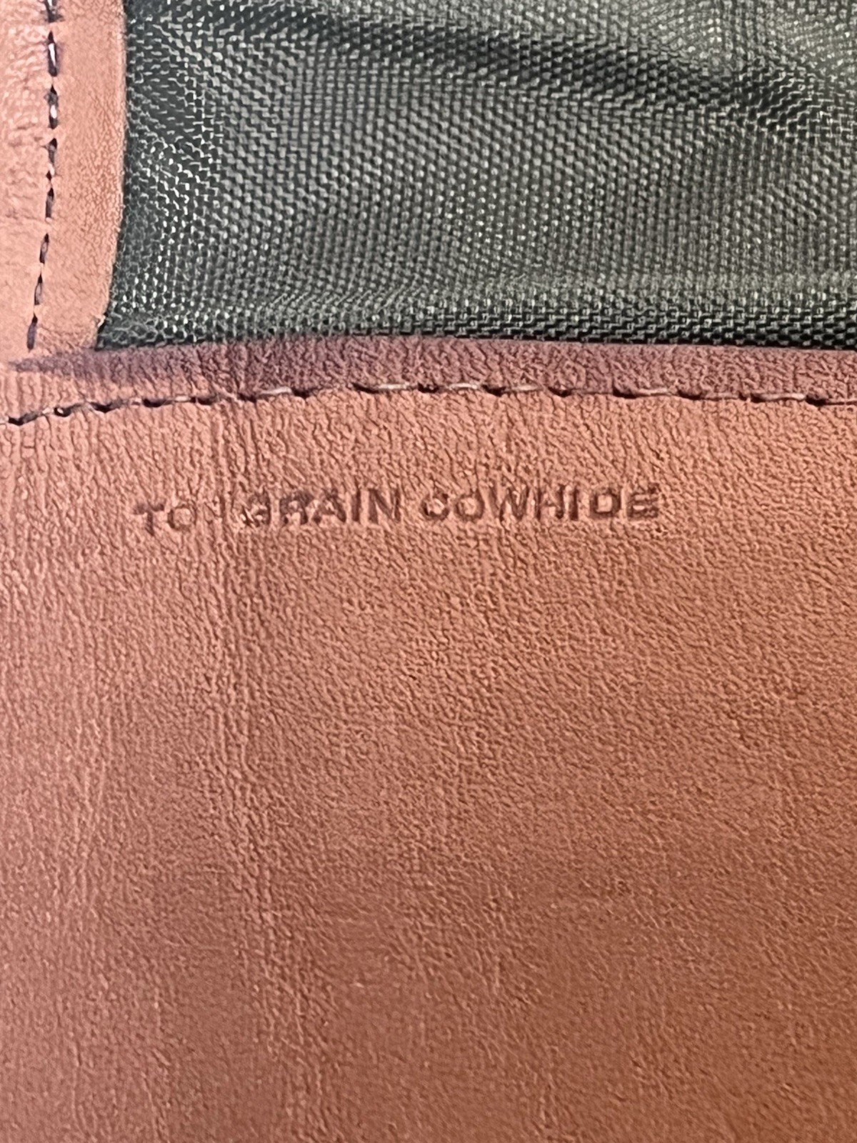 Vintage Amiet Locking Leather Folio Top Grain Cowhide