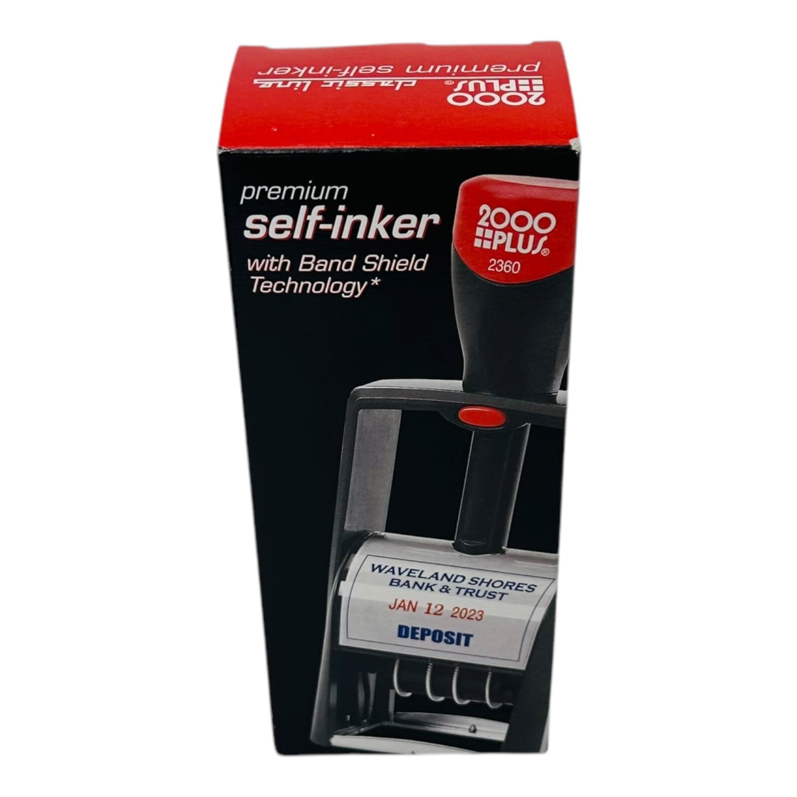 Cosco 2000PLUS Self-Inking Heavy-Duty Line Dater Black 5 Years (2024-2029)