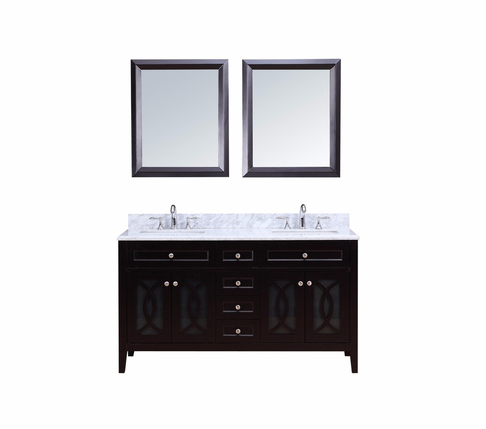 Bathroom Vanity - Transitional Bathroom Vanity Set - Double Sink - Rocca 60"