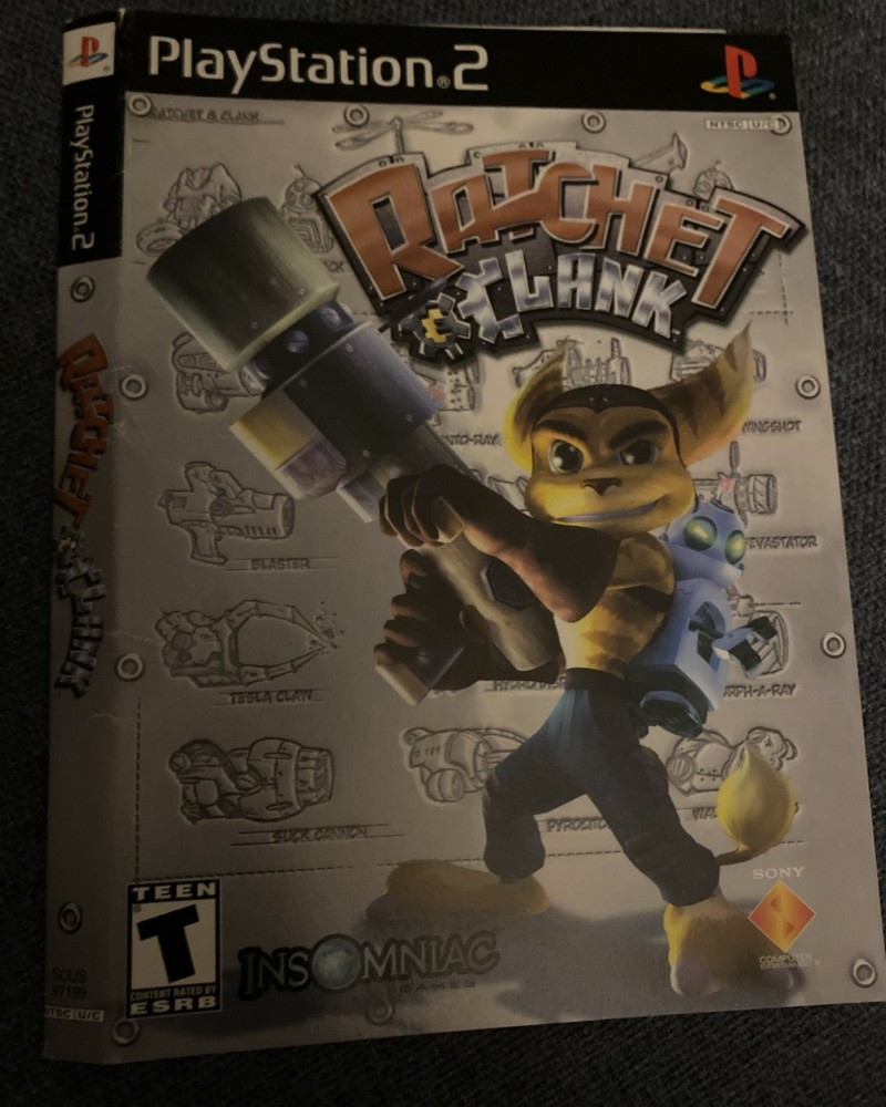 ratchet Clank ps2 Cover Art Insert Only