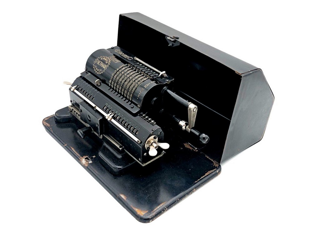 Felix Arithmometer Vintage Calculating Device Pre-computer Adding Machine USSR