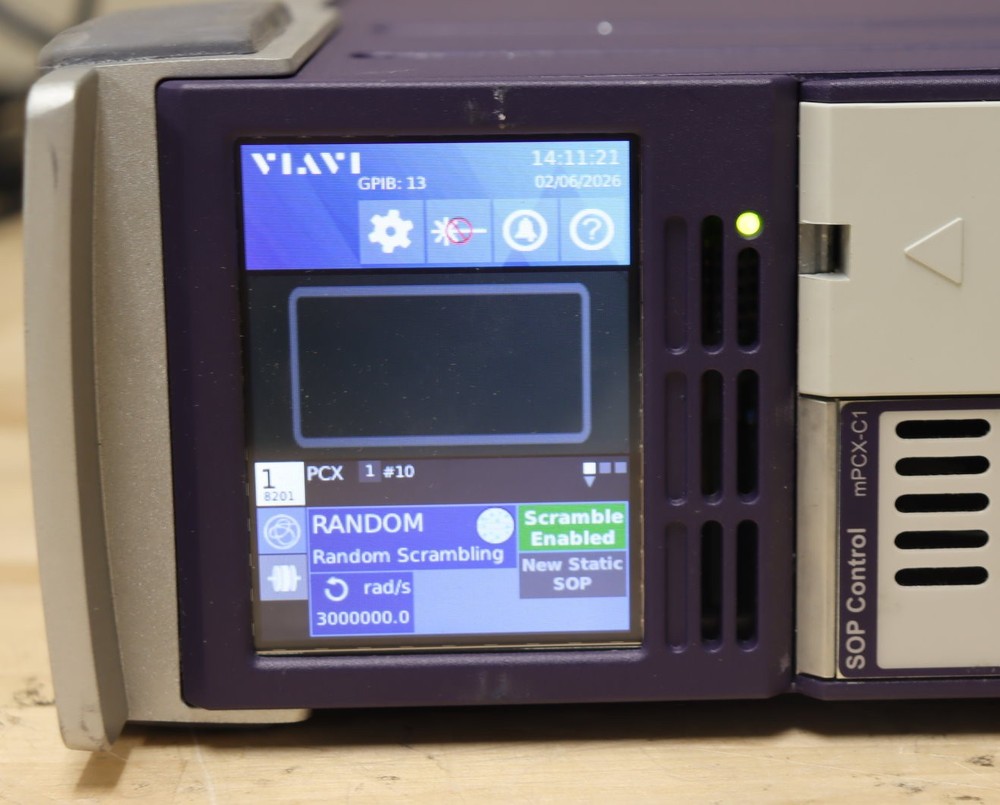 Viavi MAP-220C-A Mainframe w/mPCX-C1 Polarization Control Module Guaranteed GOOD