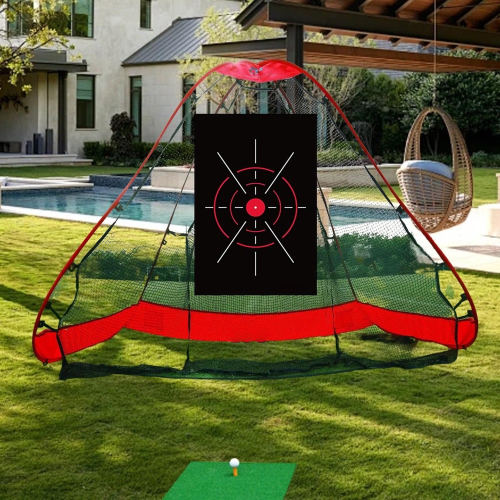 Golf Target Cloth, Hitting Net, Aiming Exercise Hanging Circle Backstop Swing