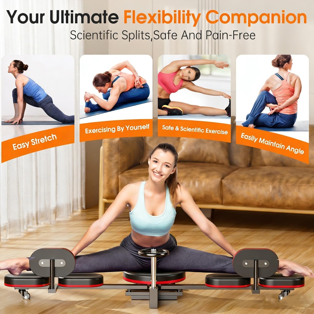 Leg Stretcher, 300LBS Stretcher Machine,210° Adjustable Split Machine for Bal...