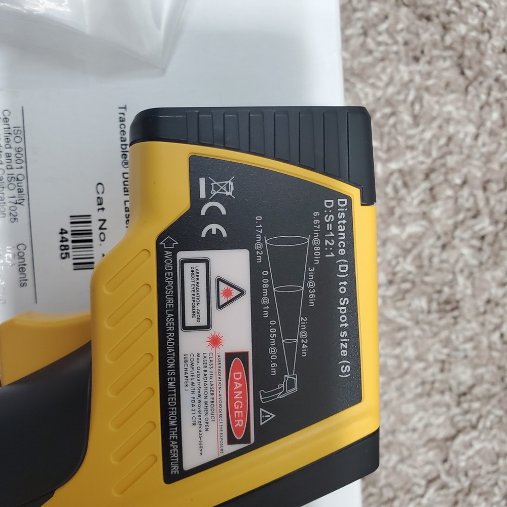 Traceable Dual Laser Therometer