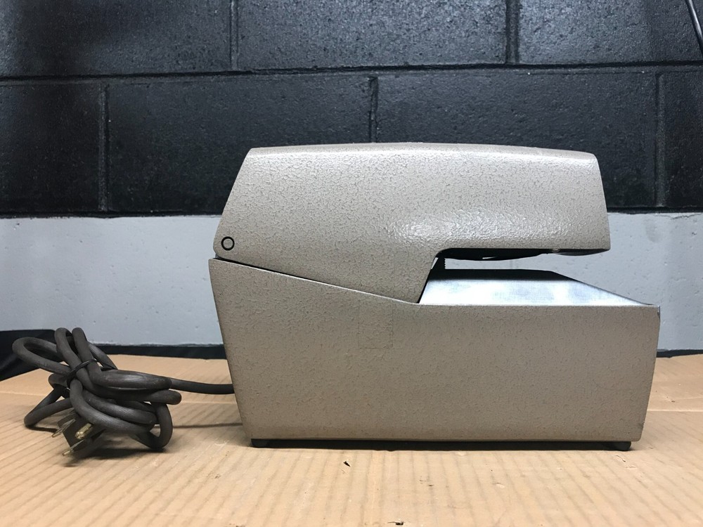 Rapidprint Model AR-E Electric Date Time Clock Stamp Machine W/ Key